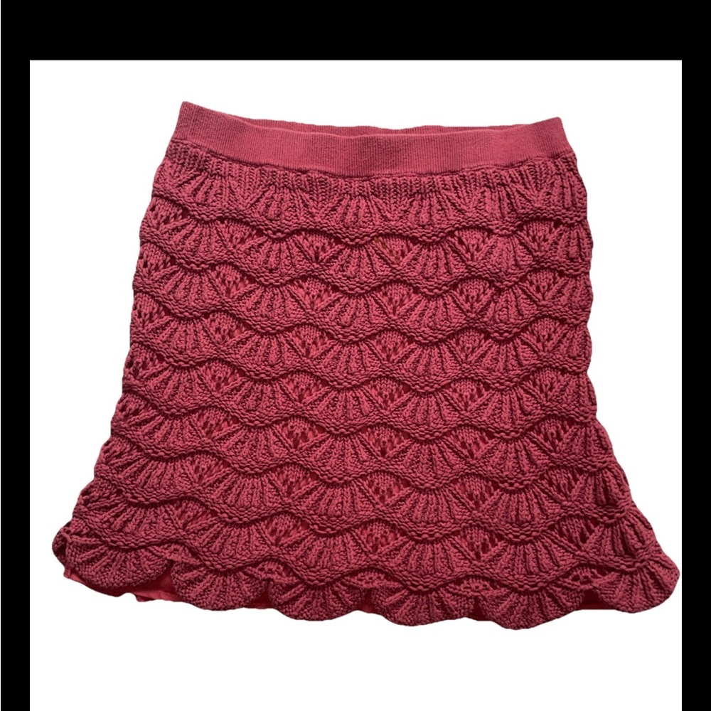 Vivienne Tam Vintage Skirt Women’s Medium Red Brown Lined Y2K Purple Label - Picture 8 of 10